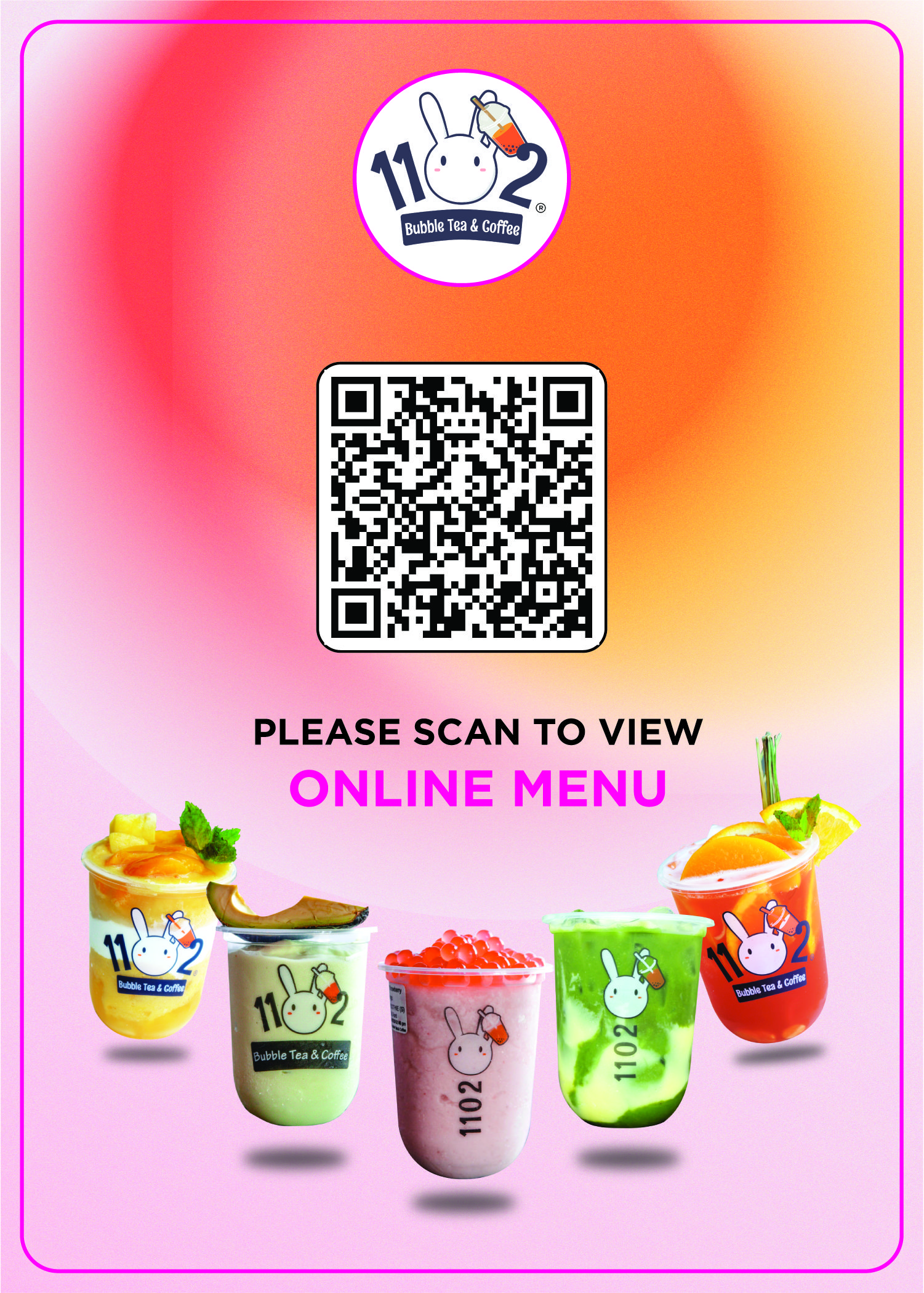 North Arlington menu QR code